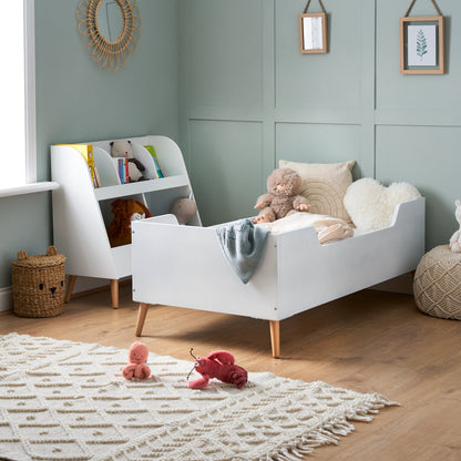 Obaby Maya Single Bed - White with Natural - Land of Little