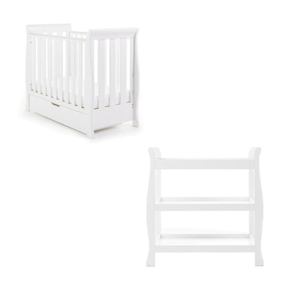 Obaby Stamford Space Saver Sleigh 2 Piece Room Set - Land of Little