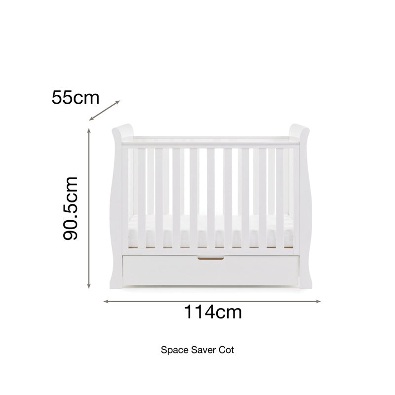 Obaby Stamford Space Saver Sleigh 2 Piece Room Set - Land of Little