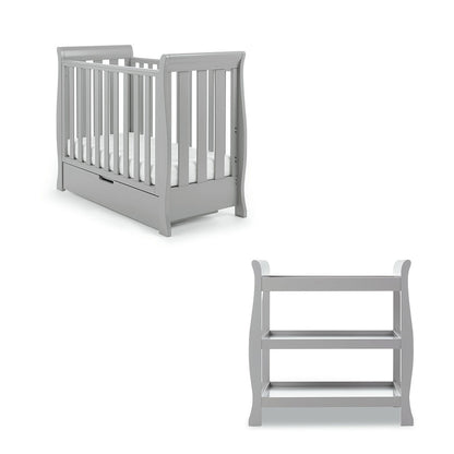 Obaby Stamford Space Saver Sleigh 2 Piece Room Set - Land of Little