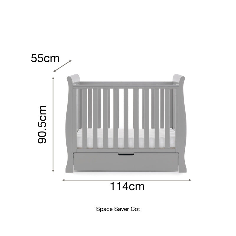 Obaby Stamford Space Saver Sleigh 2 Piece Room Set - Land of Little