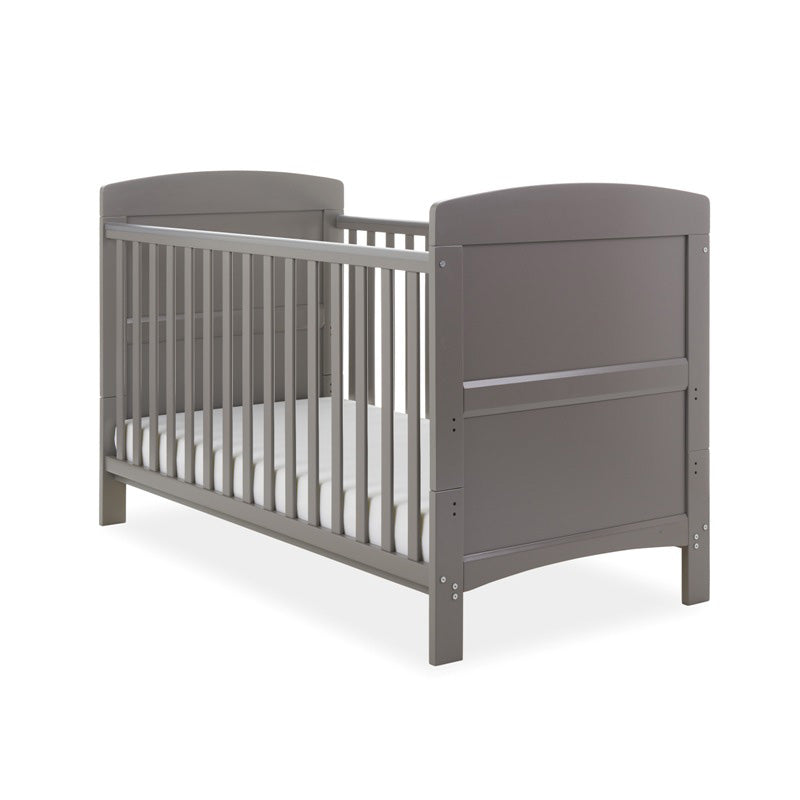 Obaby Grace Cot Bed- available in White, Taupe Grey or Warm Grey - Land of Little