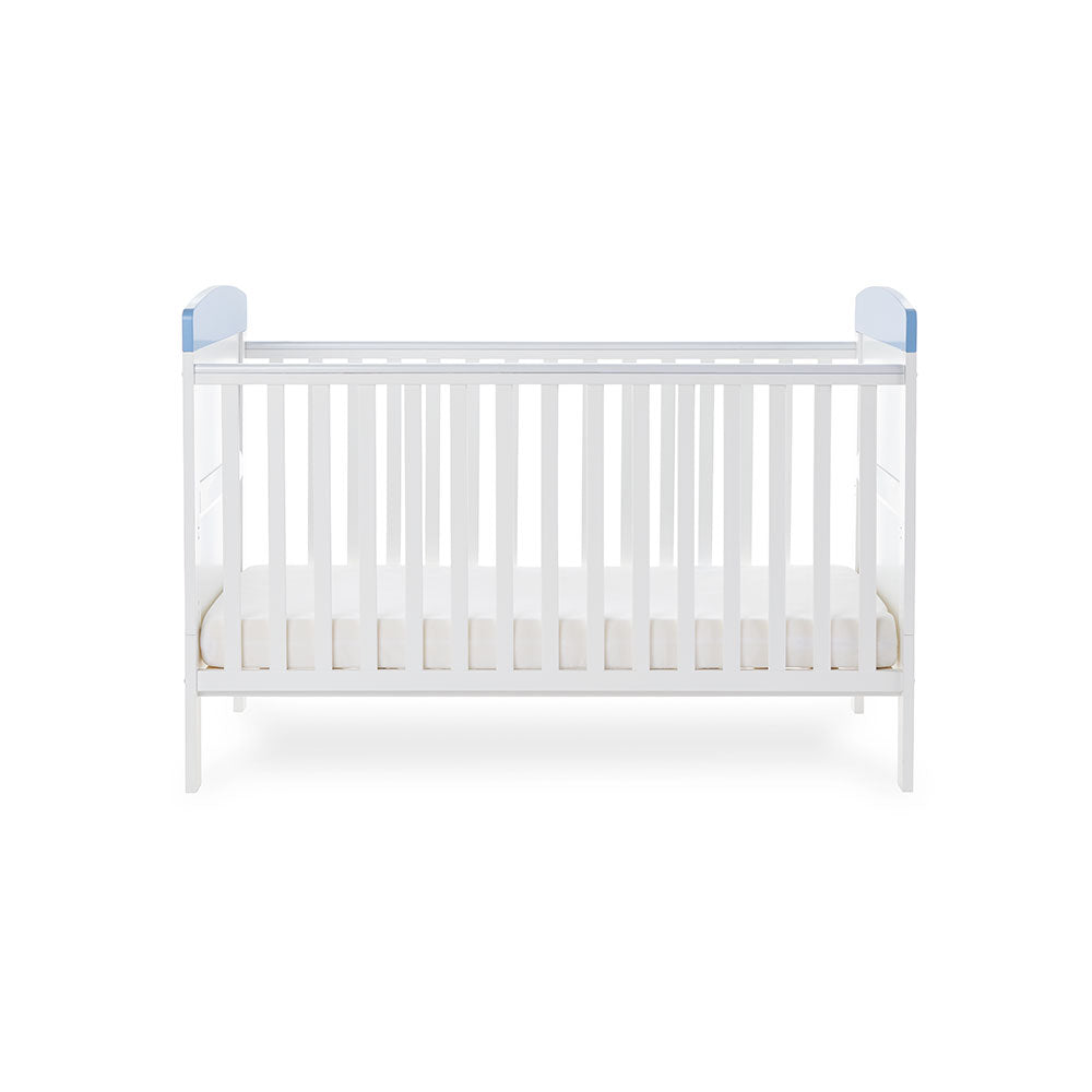 Obaby Little Prince Grace Inspire Cot Bed-white - Land of Little