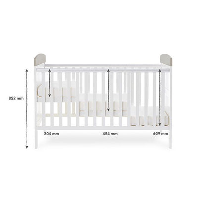 Obaby Grace Inspire Cot Bed - Guess How Much I Love You, Design 21OB1741 - Land of Little