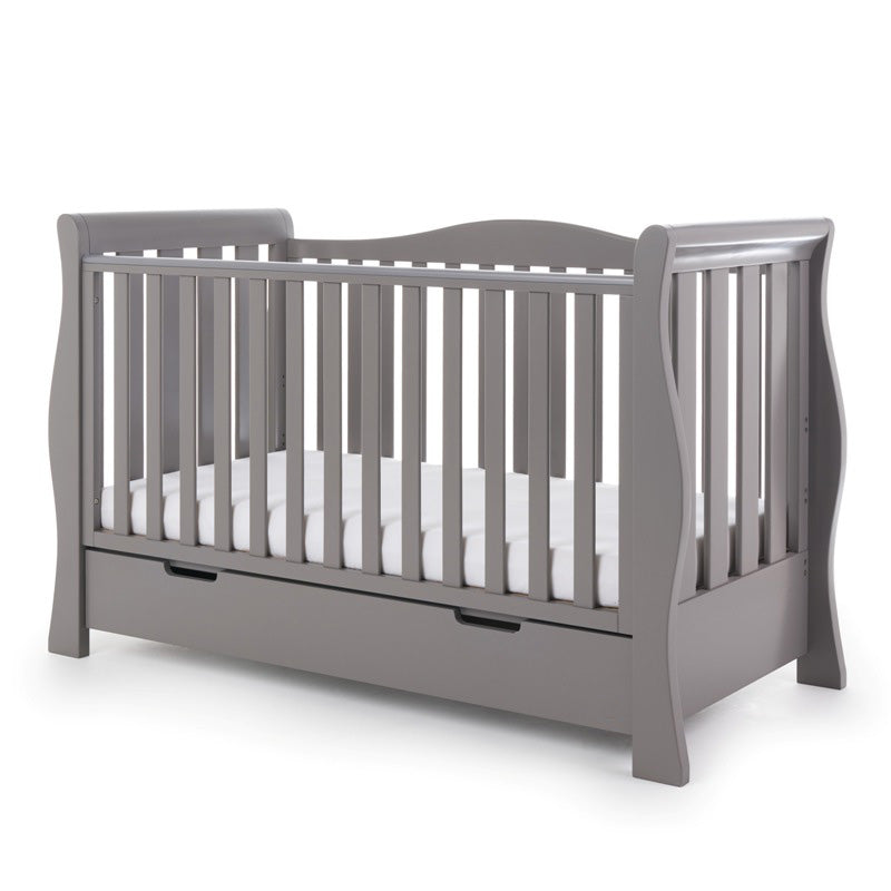 Obaby Stamford Luxe Sleigh Cot Bed - Land of Little