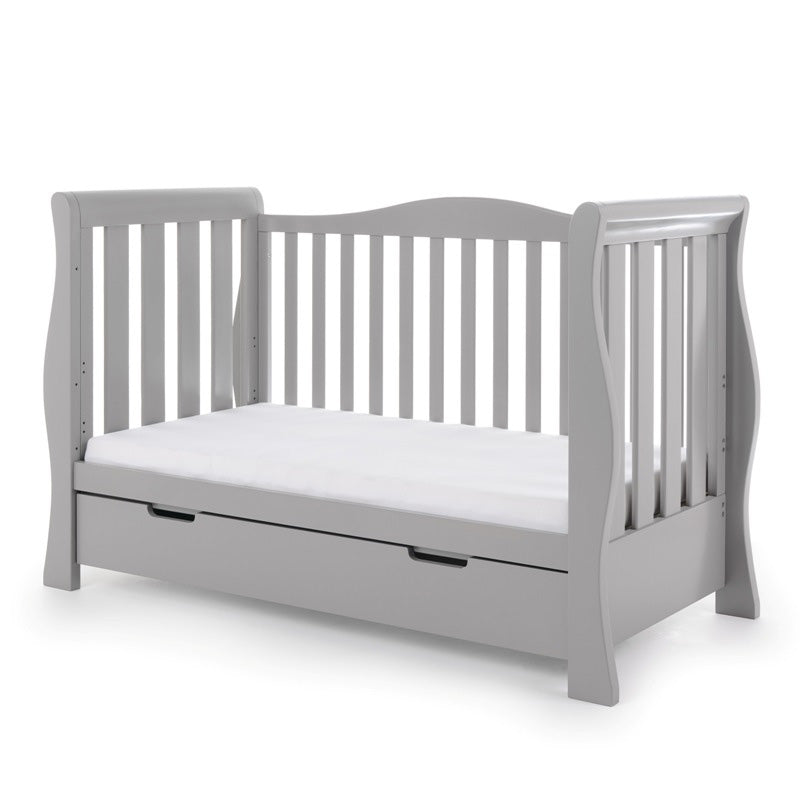Obaby Stamford Luxe Sleigh Cot Bed - Land of Little