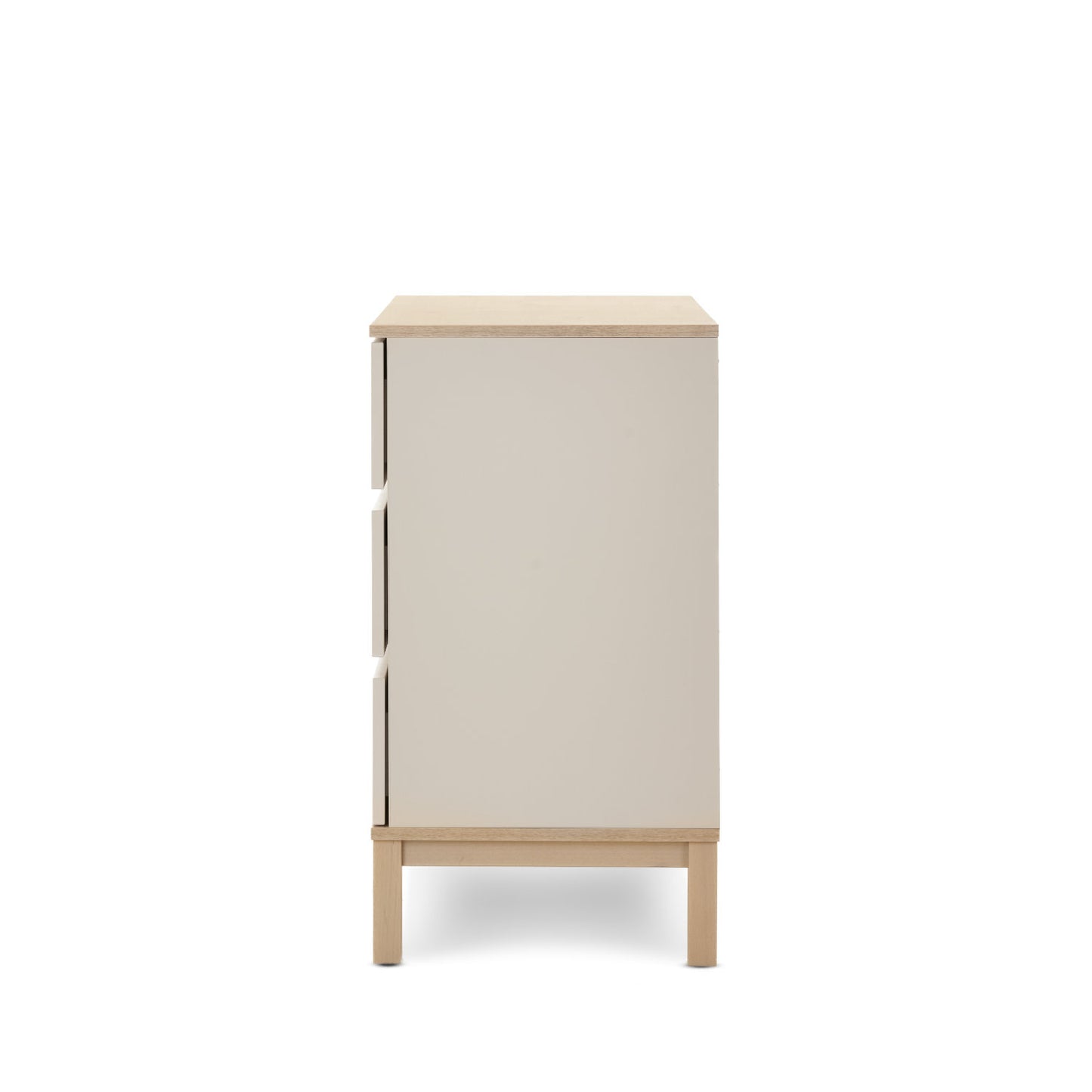 Obaby Astrid changing unit with three drawers in a White or Satin finish - Land of Little