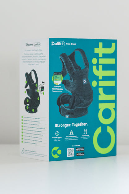 Carifit+ Baby Carrier in Cool Grey or Green Marl