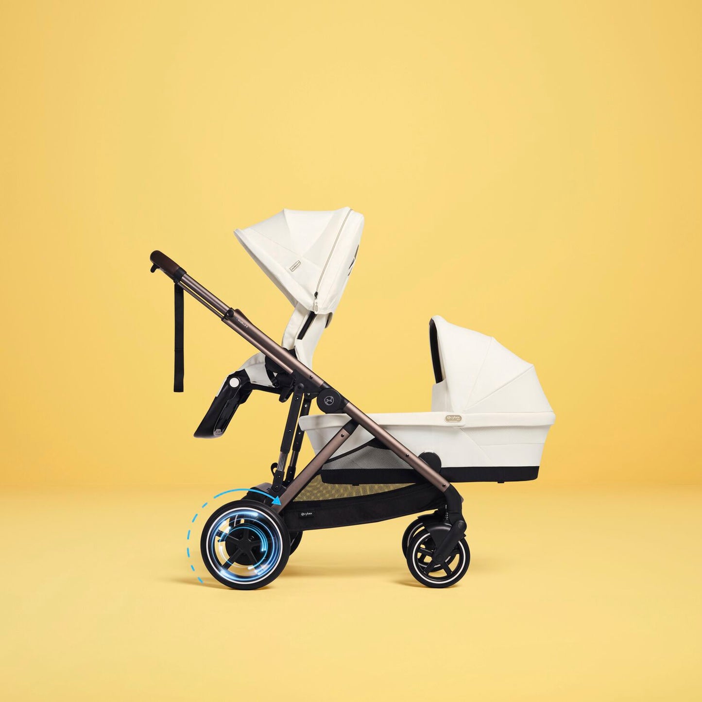 Cybex e-Gazelle S - single to double electric pushchair