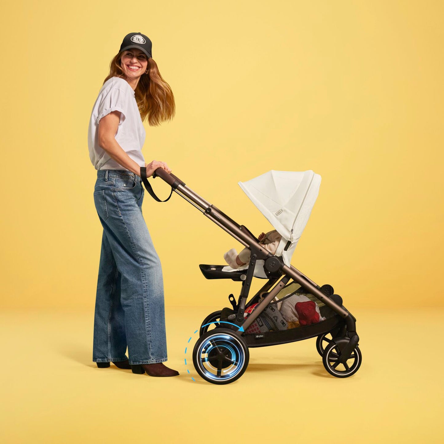 Cybex e-Gazelle S - single to double electric pushchair