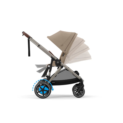 Cybex e-Gazelle S - single to double electric pushchair