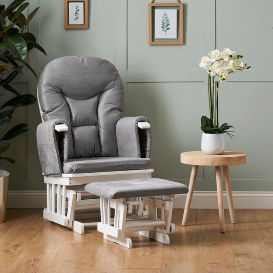 Obaby Reclining Glider Chair and Stool - Land of Little