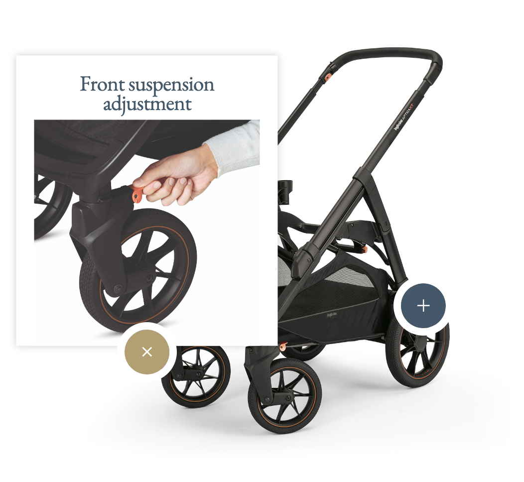 Inglesina Aptica XT All terrain Travel System - available in a choice of three colours - Land of Little