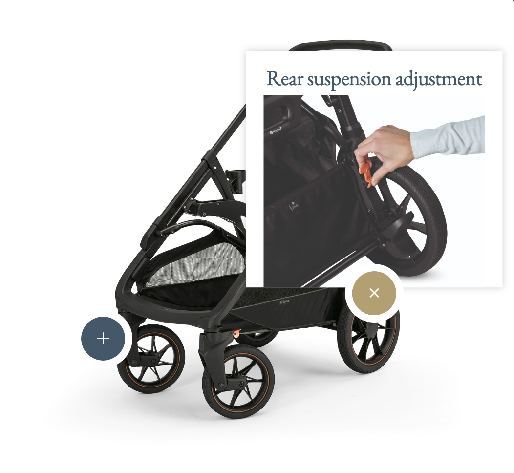 Inglesina Aptica XT All terrain Travel System - available in a choice of three colours - Land of Little