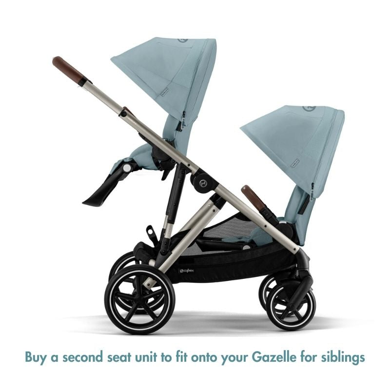 Cybex Gazelle S - single to double pushchair